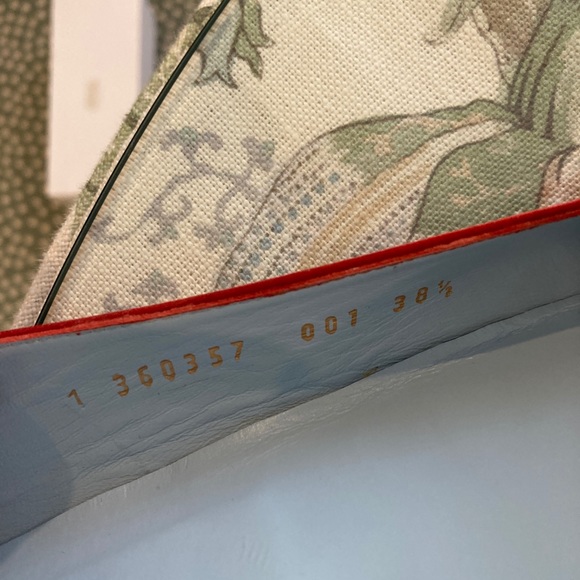 SOLD: Frances Valentine Frances 2 Red Satin Flats - Picture 7 of 12